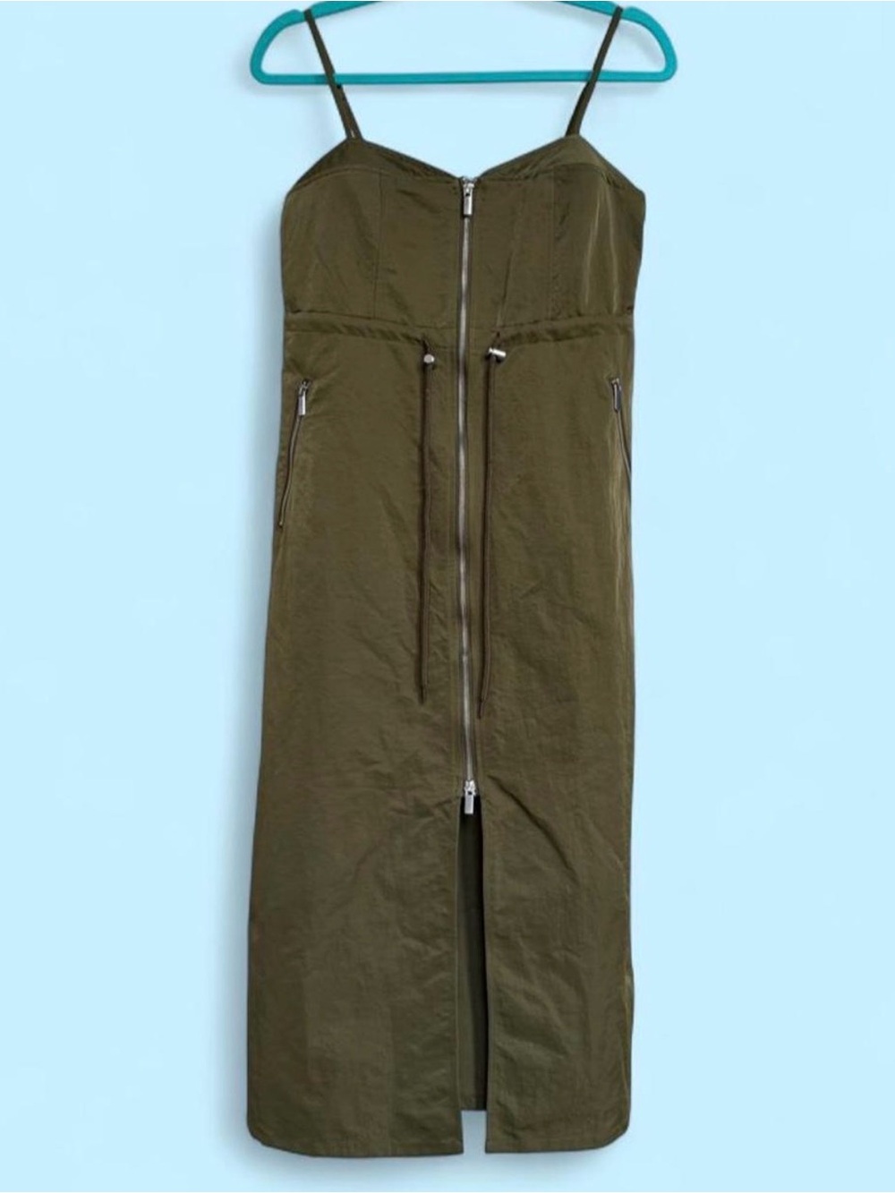 Future Collective Olive Green Dress